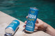 Aqua Lupa can held poolside