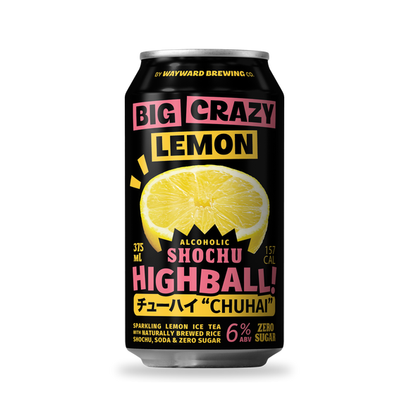 Big Crazy Lemon shochu highball can