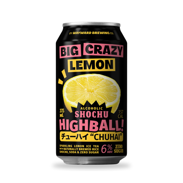 Big Crazy Lemon shochu highball can