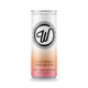 W Seltzer Juicy Peach can
